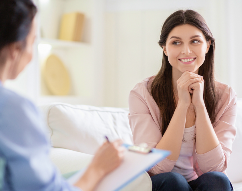 consultation with patient